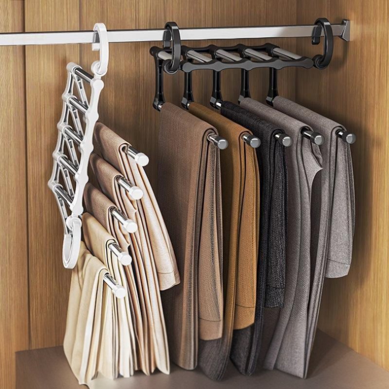 MultiHanger 1+1 GRATIS: Ruimtebesparende Multifunctionele Slimme Kleerhanger
