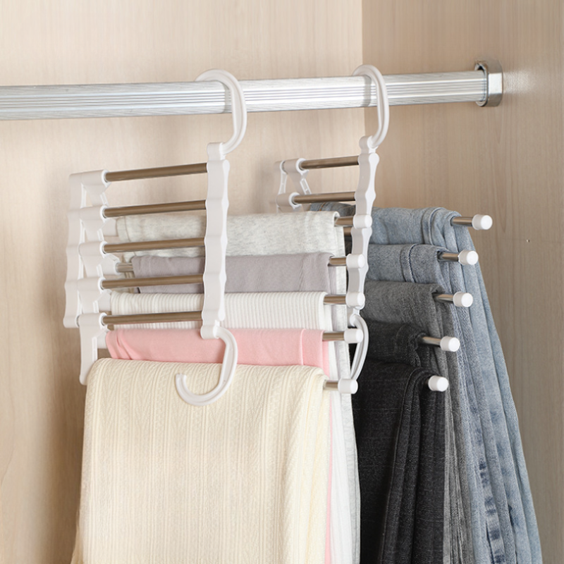 MultiHanger 1+1 GRATIS: Ruimtebesparende Multifunctionele Slimme Kleerhanger