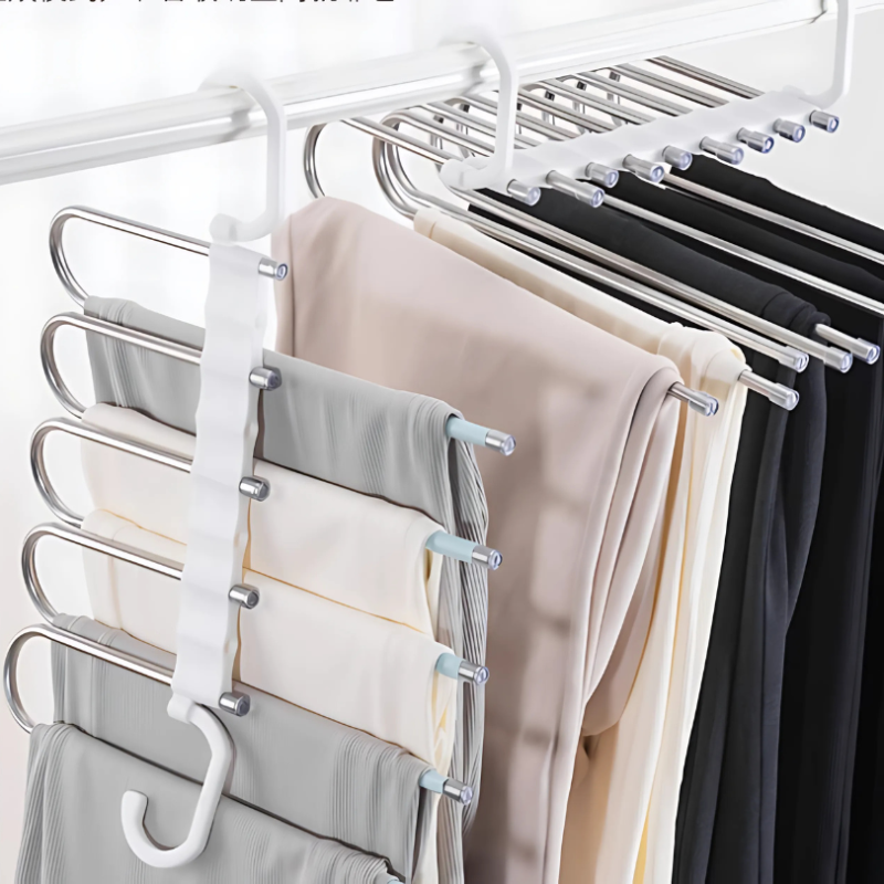 MultiHanger 1+1 GRATIS: Ruimtebesparende Multifunctionele Slimme Kleerhanger