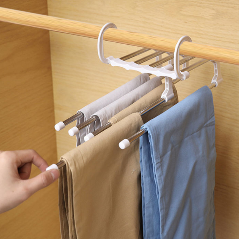 MultiHanger 1+1 GRATIS: Ruimtebesparende Multifunctionele Slimme Kleerhanger