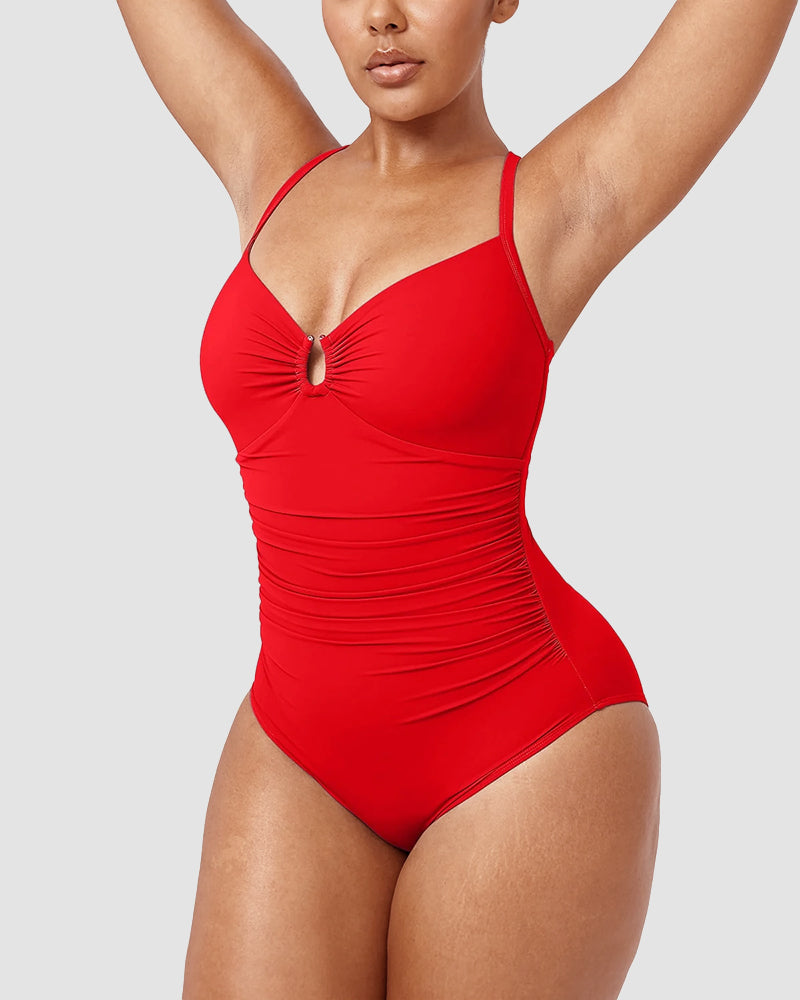 Marcatino™ ShapingSwimsuit: Elegant Vormgevend Badpak Ontwerp