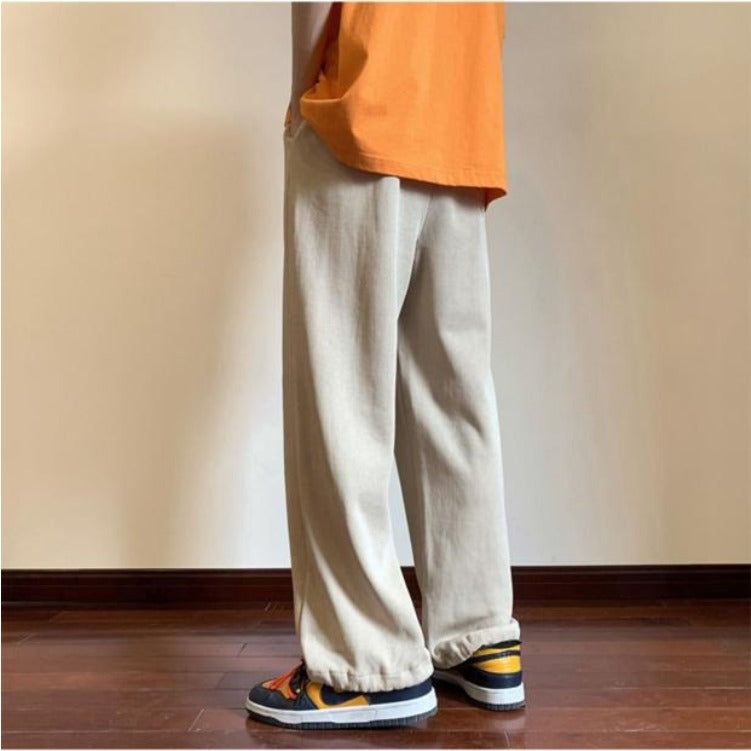 Marcatino™  LoosePants: Casual Los Broek met Rechte Pijpen