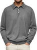 Marcatino™ | Casual en Comfortabele Lange Mouwen Heren Poloshirt