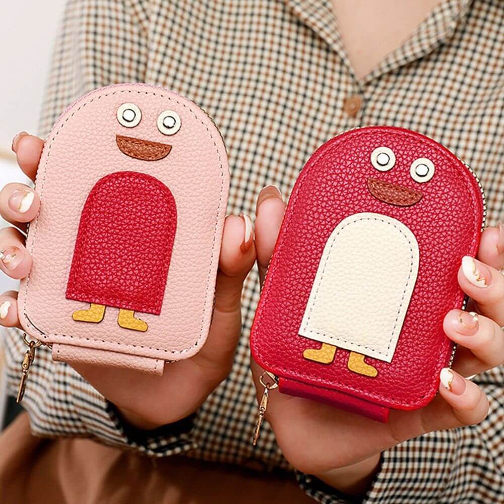 CuteWallet 1+1 GRATIS: Schattige Pinguïn Grote Capaciteit Kaarthouder en Portemonnee