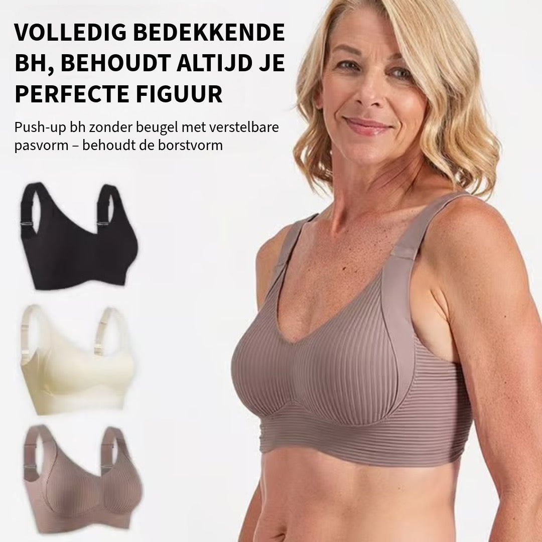 WirelessBra 1+1 GRATIS - Beugelloze en Naadloos Push-Up BH