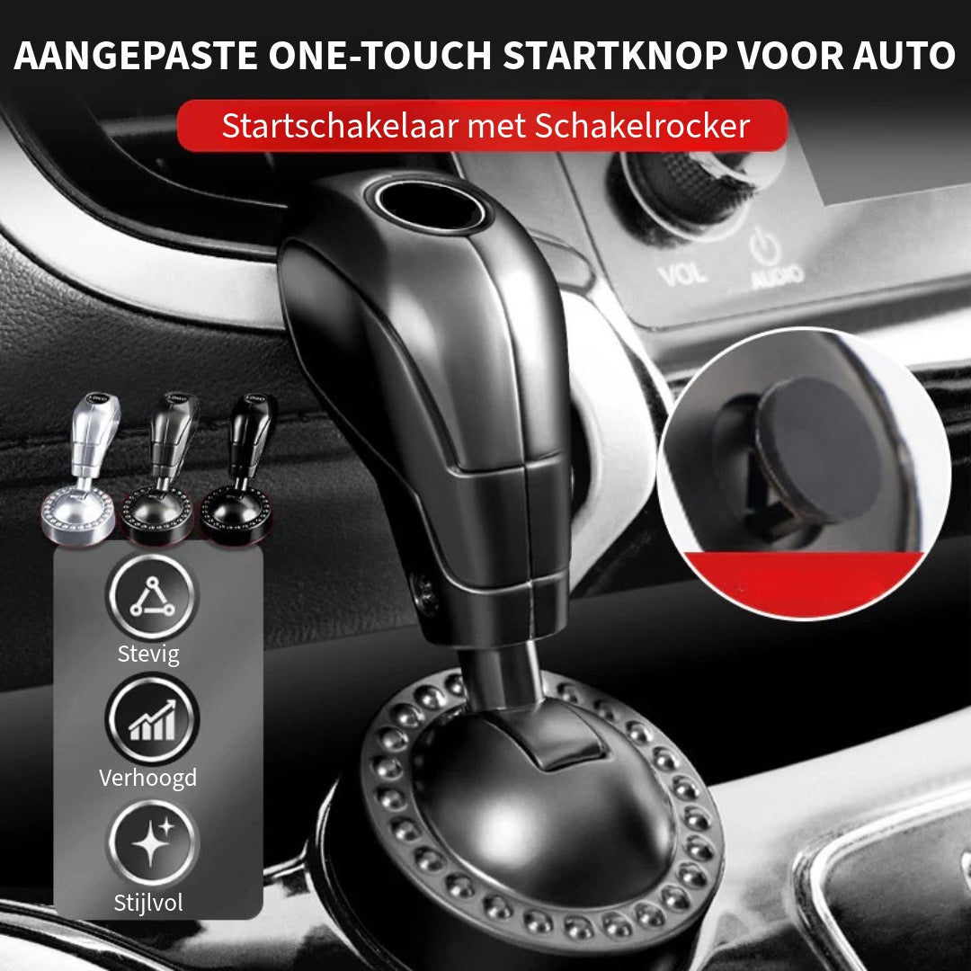 EngineStarter 1+1 GRATIS- One-Touch Push Start-knop Voor Auto
