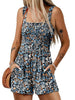 Marcatino™ SummerJumpsuit: Dames Mouwloze Vierkante Hals Zomerromper