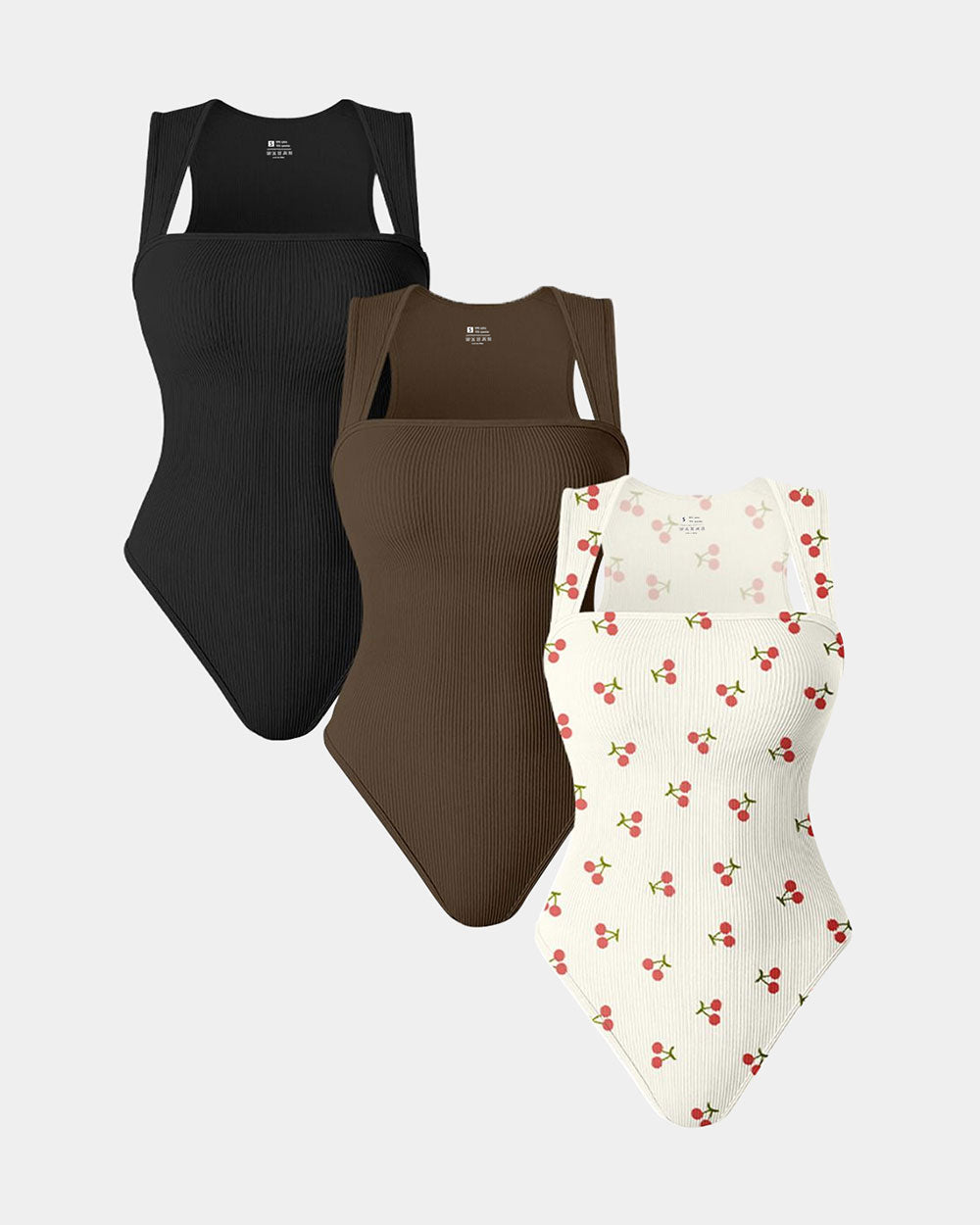 Marcatino™ | Vierkante Hals Mouwloze Bodysuits