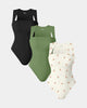 Marcatino™ | Vierkante Hals Mouwloze Bodysuits