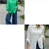 Marcatino™ SpringShirt: Vrouwen Kanten Borduurwerk Blouse Streetwear Overhemd