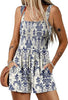 Marcatino™ SummerJumpsuit: Dames Mouwloze Vierkante Hals Zomerromper