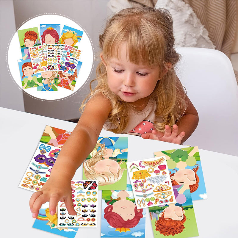StickersBook 2+1 GRATIS: DIY Stickerboek Knutselen Voor Jongens En Meisjes