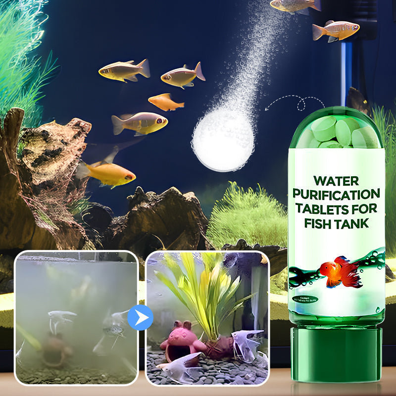 WaterPurifier 2+2 GRATIS - Snel En Effectief Water Reiniger Tablet Voor Aquarium