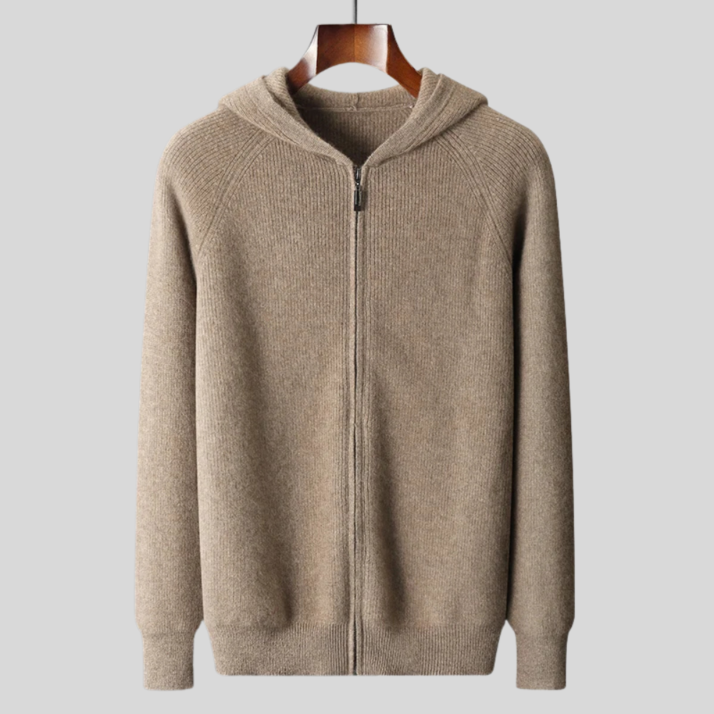 Marcatino™ | Herfst en Winter Verdikt Gebreid Herenvest met Capuchon