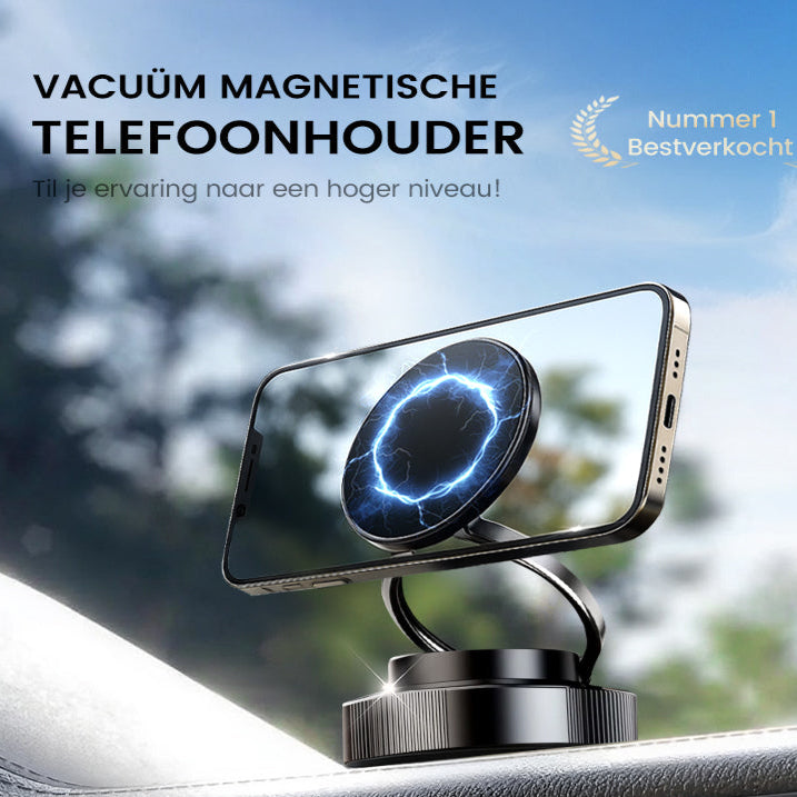 PhoneHolder: 360° Verstelbare Magnetische Telefoonhouder Met Zuignap