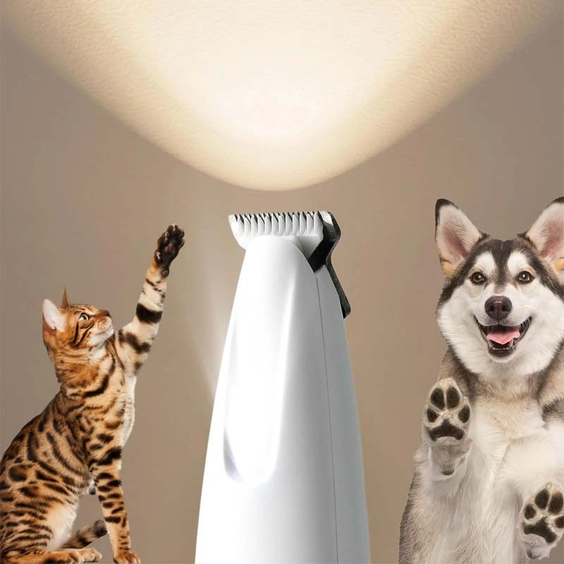 PetGroomer: Huisdier Haar Trimmer Met LED Lampje
