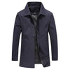 Marcatino™ | Winddichte Fleece Heren Lange Jas