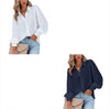 Marcatino™ CasualBlouse: Vrouwen Oversized Casual Blouse met Lange Pofmouw