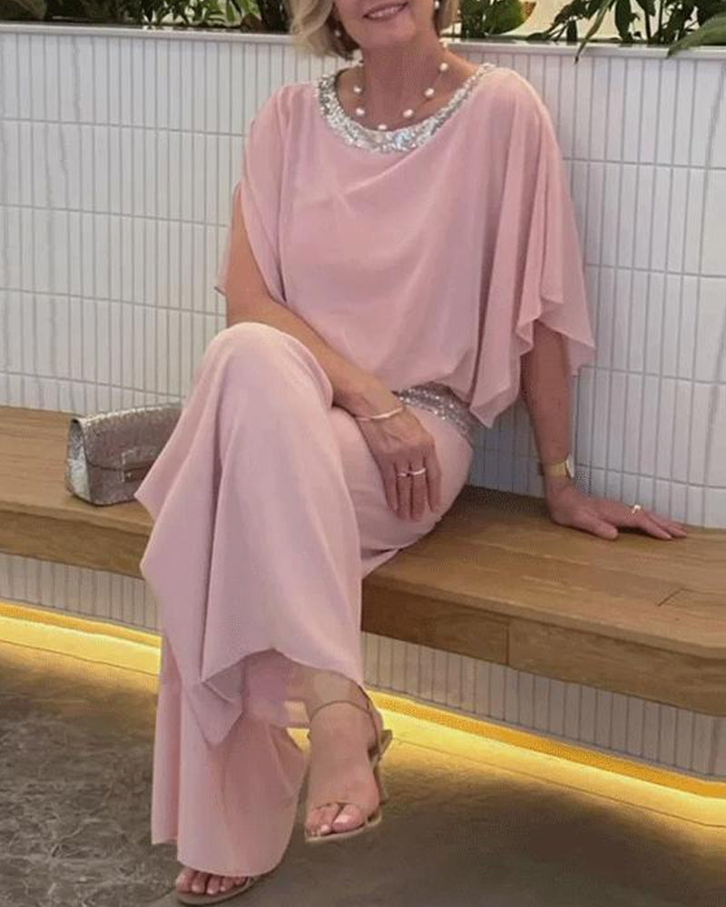 Marcatino™ | Elegante Tweedelige Set met Pailletten
