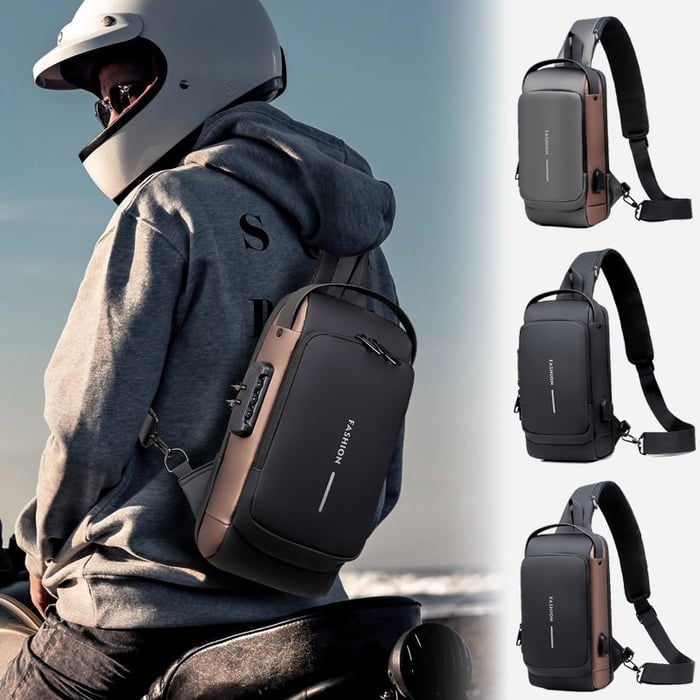 Marcatino™ | USB Opladen Sport Sling Anti-Diefstal Tas