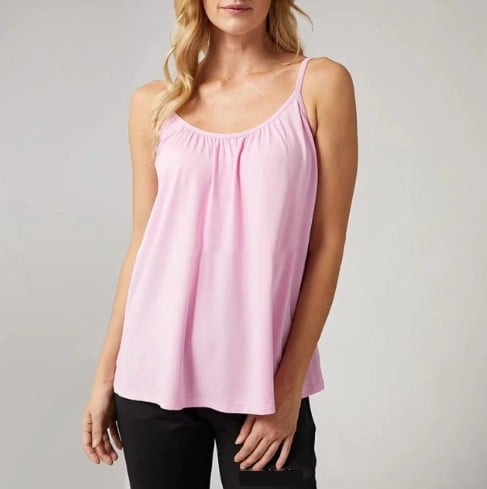 Marcatino™ | Losjes-vallend  Tanktop Met Ingebouwde BH