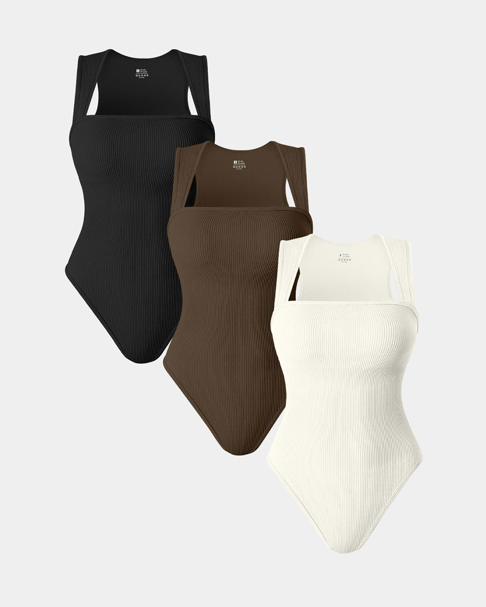 Marcatino™ | Vierkante Hals Mouwloze Bodysuits