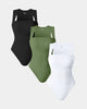 Marcatino™ | Vierkante Hals Mouwloze Bodysuits