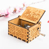 MusicBox 1+1 GRATIS - Hand Zwengel Houten Muziekdoos