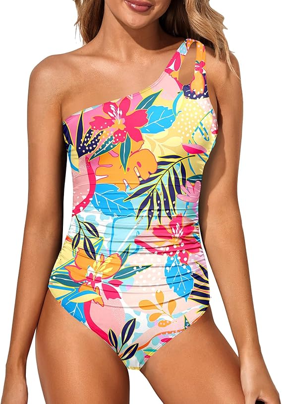 Marcatino™  WomenSwimsuit: Eén Schouder Eendelig Zwempak voor Vrouwen