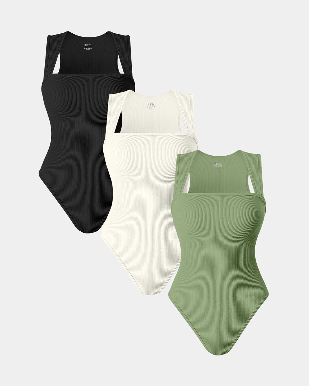 Marcatino™ | Vierkante Hals Mouwloze Bodysuits