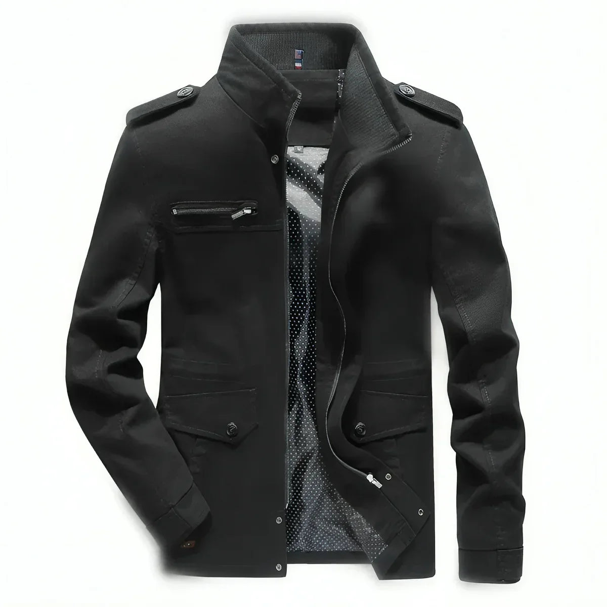 Marcatino™ | Militaire Stijl Staande Kraag Jas