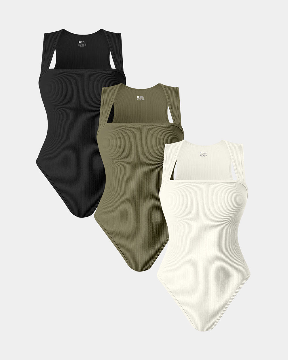 Marcatino™ | Vierkante Hals Mouwloze Bodysuits