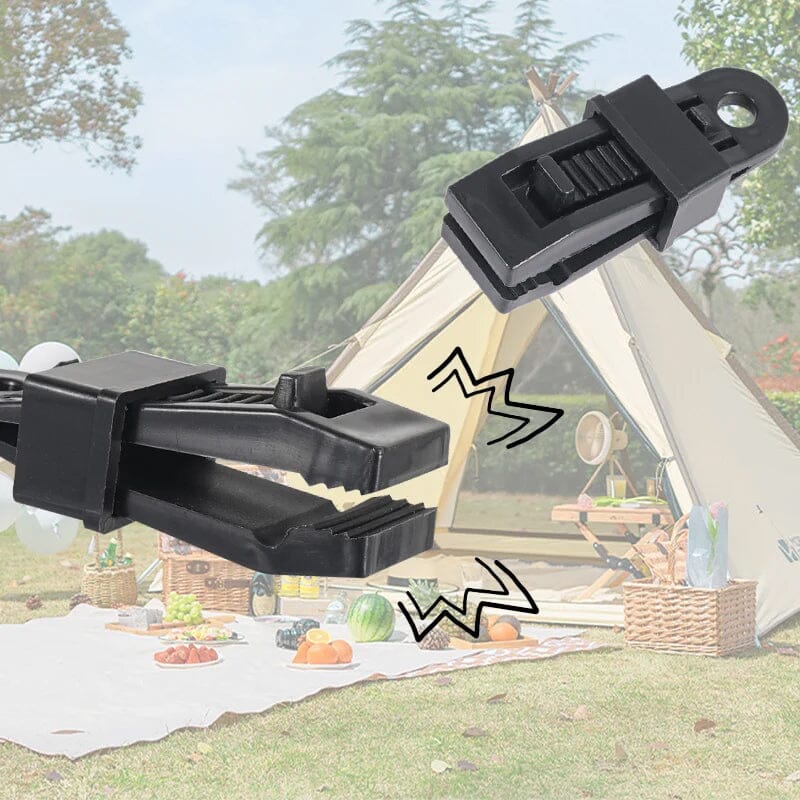 TentClamps 10+10 GRATIS: Tent En Schaduw Doek Verstelbaar Vergrendeling Clips