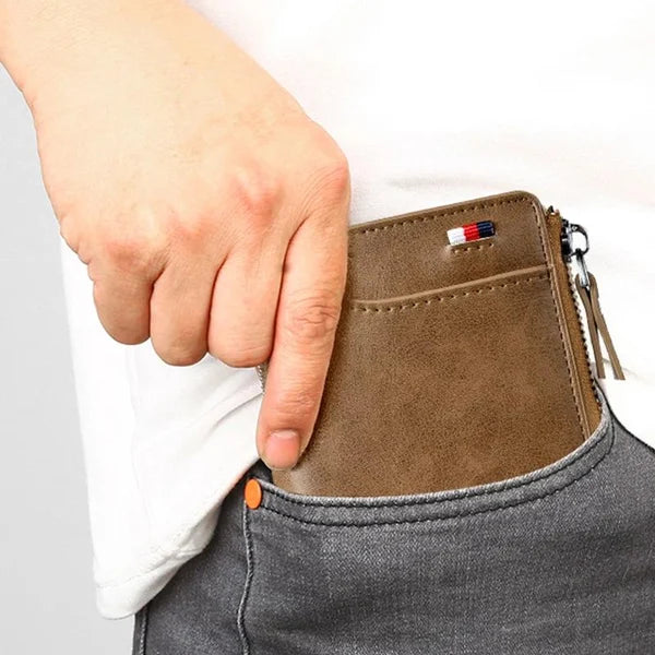 MensWallet 1+1 GRATIS: Heren Portemonnee Met RFID-Bescherming