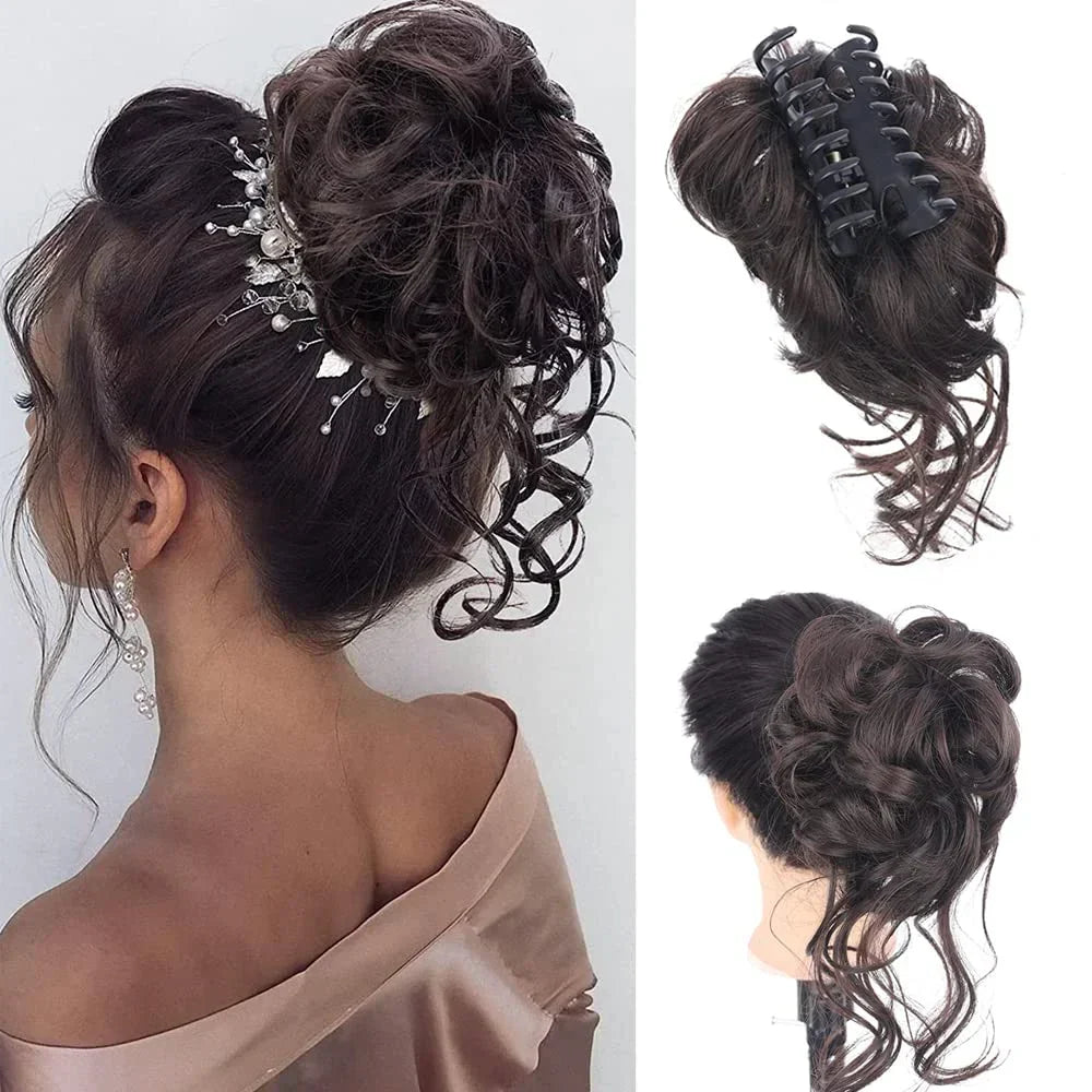 HairBun 1+1 GRATIS: Instant Krullend Vrouwen Haar Bun Clip