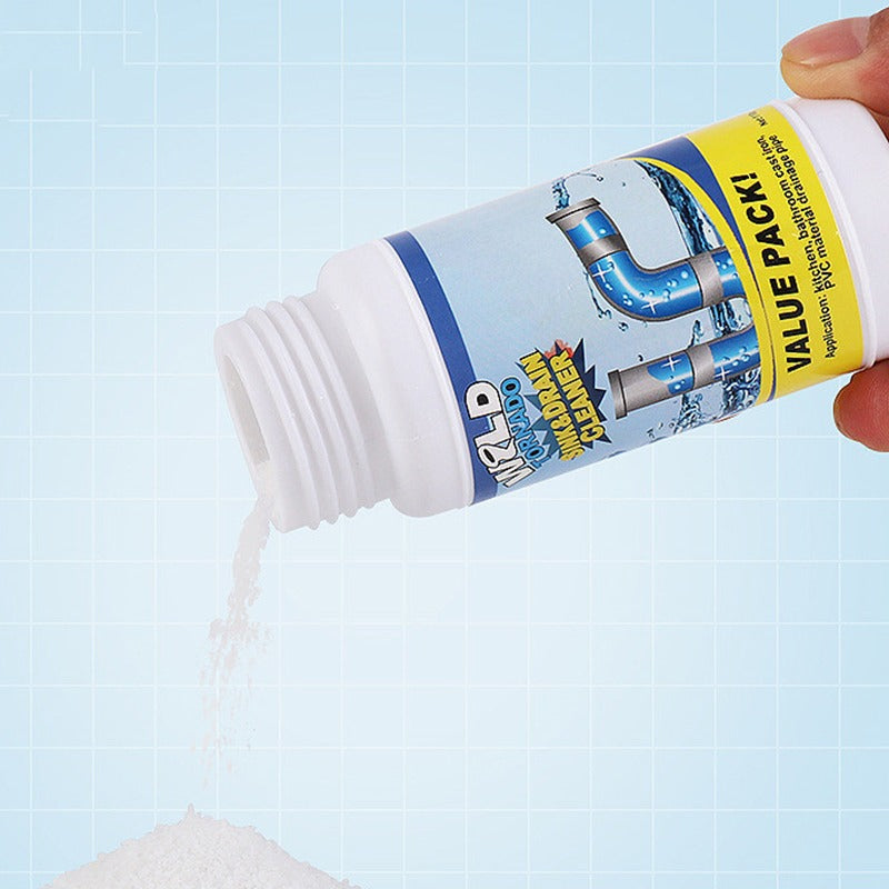 DrainCleaner 2+1 GRATIS: Gootsteen- En Afvoer Pijpreinigerpoeder