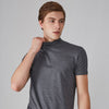Marcatino™ SlimShirt 1+1 GRATIS: Heren Hoge Hals Slim-Fit Casual T-Shirt