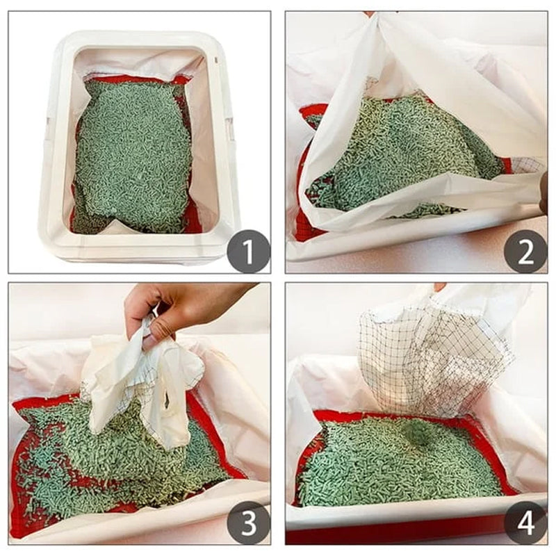 LitterFilter 1+1 GRATIS: Gemakkelijk Te Gebruiken Herbruikbare Kattenbakfilters
