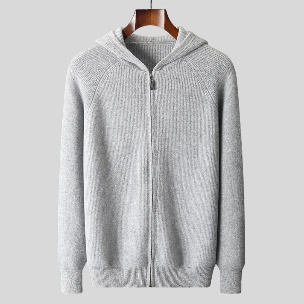 Marcatino™ | Herfst en Winter Verdikt Gebreid Herenvest met Capuchon
