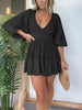 Marcatino™  RomperDress: Elegante V-hals Mini Romper Jurk