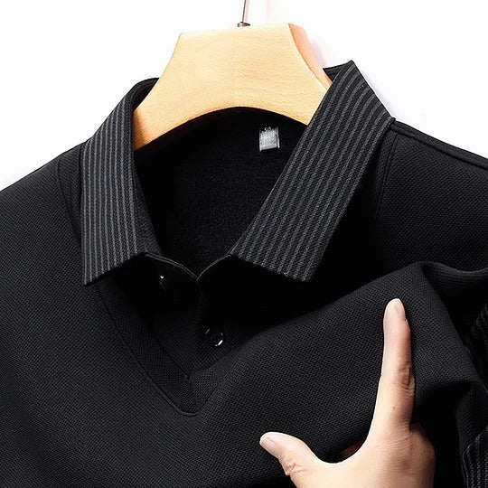 Marcatino™ | Elegantie Poloshirt Met Lange Mouwen