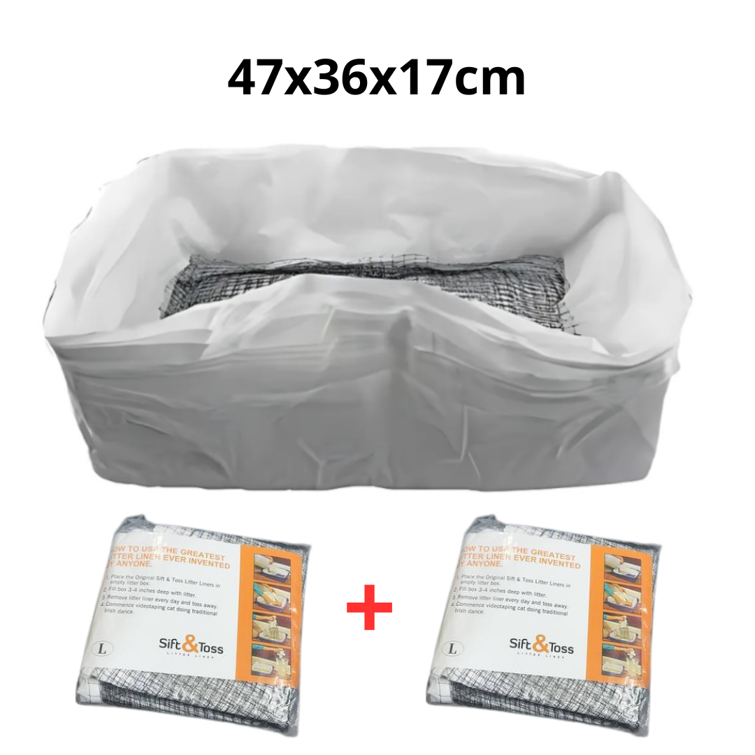 LitterFilter 1+1 GRATIS: Gemakkelijk Te Gebruiken Herbruikbare Kattenbakfilters