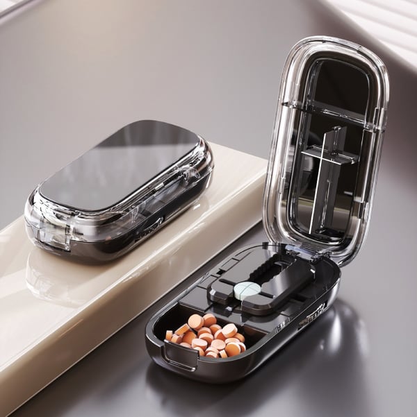 PillCutter 2+1 GRATIS - Veilig en Nauwkeurig Draagbare Pillensnijder