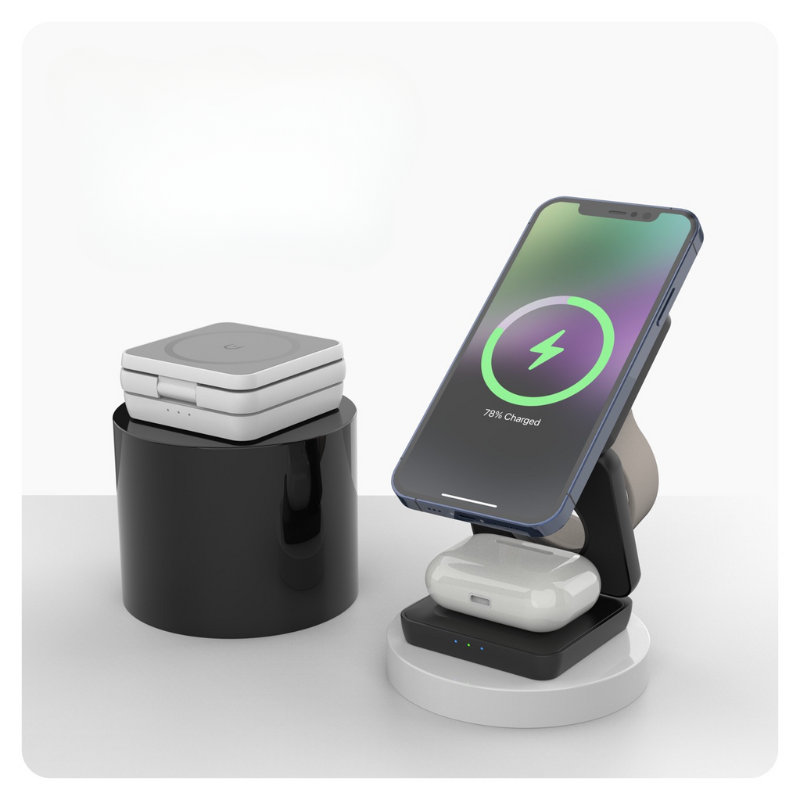 FoldableCharger: Multifunctioneel Opvouwbaar Magnetisch Oplader