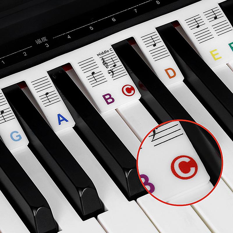 Marcatino™ KeyboardLabel - Verwijderbaar Piano en Toetsenbord Siliconen Etiket