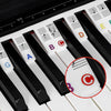 Marcatino™ KeyboardLabel - Verwijderbaar Piano en Toetsenbord Siliconen Etiket