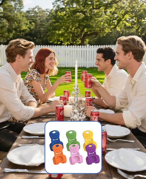 CanOpener: Eenvoudige Blikopener en Drankbeschermer Set
