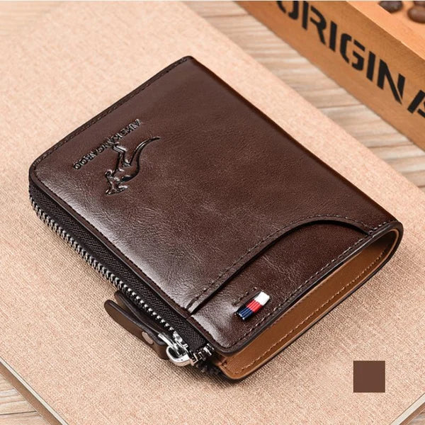MensWallet 1+1 GRATIS: Heren Portemonnee Met RFID-Bescherming