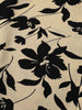 Silhouette broek met bloemenprint en stropdassen in zijnaden
