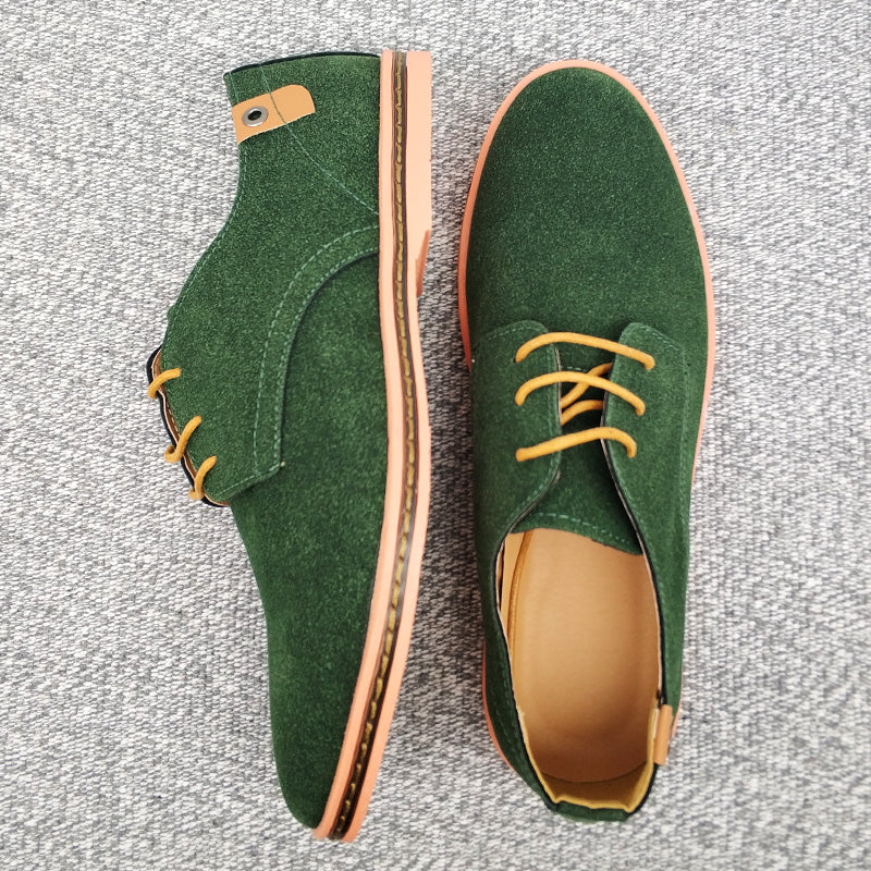 Marcatino™ | Heren Veterschoenen Lente Suede Oxford